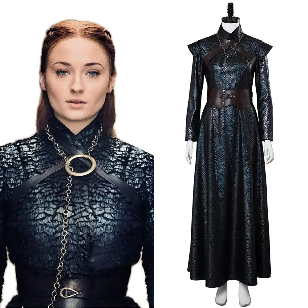 Женский костюм для косплея Sansa взрослых на Хэллоуин и карнавал|Костюмы из фильмов