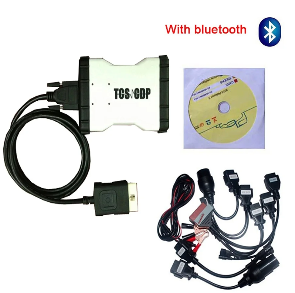 with blueooth Горячие продажи! A++ Качество Зеленый одноплатный CDP PRO TCS CDP с bluetooth. R3 программное обеспечение авто инструменты для сканера+ полные автомобильные кабели - Цвет: with blueooth