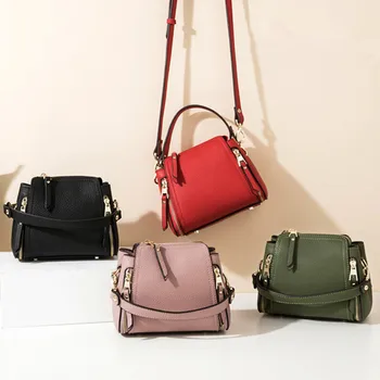

110618 new hot women handbag high quality female fashion bucket bag lady small messenger bag