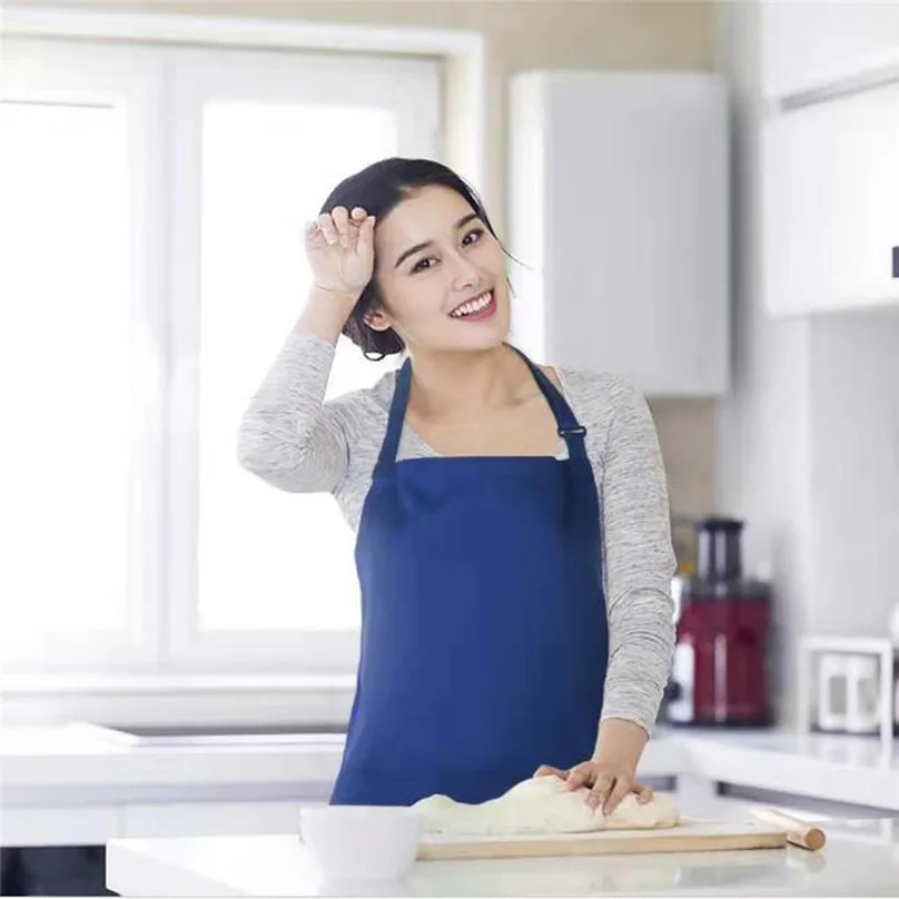 Women Apron Fashion Coffee Shop Waist Kitchen Adult Florist Home Gown Work Dress Cooking Baking Restaurant aprons #3f15s (21)