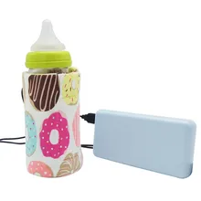 USB молока водонагреватель прогулочная коляска мешком-термосом детская бутылочка для кормления нагреватель для Dinosaur Rainbow Электрический нагреватель для бутылок/повязка Горячий