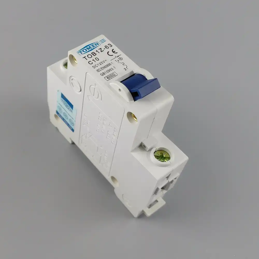 1P 10A DC 125V автоматический выключатель MCB C Кривая - изображение
