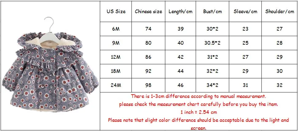 Зимнее пальто для девочек; детская бархатная хлопковая куртка с принтом улыбки; одежда с капюшоном для младенцев; Верхняя одежда для малышей; От 0 до 2 лет