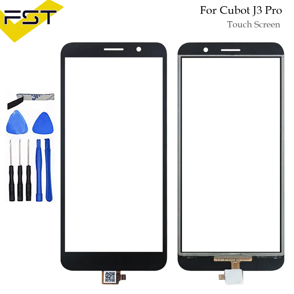 

5.5inch For Cubot J3 Pro Touch Panel Touch Screen Digitizer Replacement For Cubot J3 Pro Glass Sensor With Tools+Adhesive