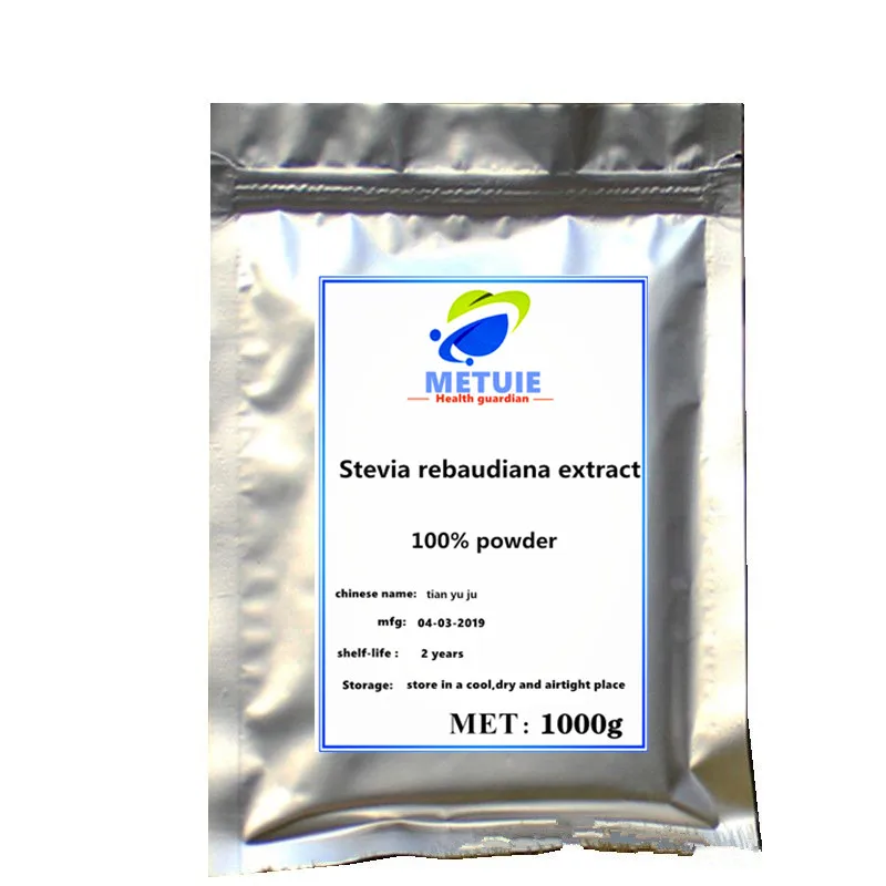 1000g Экстракт стевии ребадианы порошок фестиваль блеск для лица блеск набор различных проблем с кожей мелатонин устранение галитозов - Цвет: 1000g