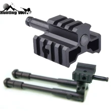 Tactical Tri-Rail Bipod Mount Adaptor Connector for Airsoft Warrior MB01/L96 Sniper Rifle Hunting Caza Tactical Tri-Rail Bipod Mount Adaptor Connector for Airsoft Warrior MB01/L96 Sniper Rifle Hunting Caza