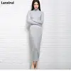 Sweater Dress Knitted Woman Cashmere Sweaters Dresses Warm Winter Long Sleeve Sexy Slim Female Pullovers Turtleneck Maxi Elegant ► Photo 2/6