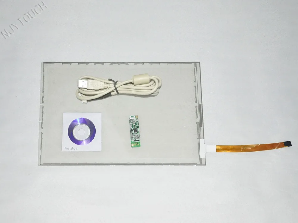 

Free shipping 15.4 Inch 5 Wire Resistive Touch Screen Panel with USB Controller Kit 16:10 for 15.4" LCD Panel