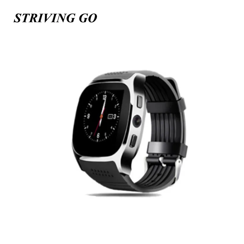 

T8 Bluetooth Smart Watch With Camera Sports Wristwatch Support SIM TF Card Music Player For IOS Android PK Q18 DZ09 X6