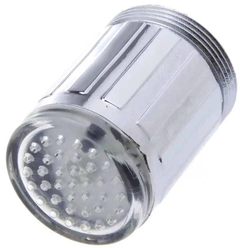 Светодиодный светильник водопроводный кран с датчиком температуры RGB светодиодный душевой поток для ванной Душевой кран синий кухонные аксессуары