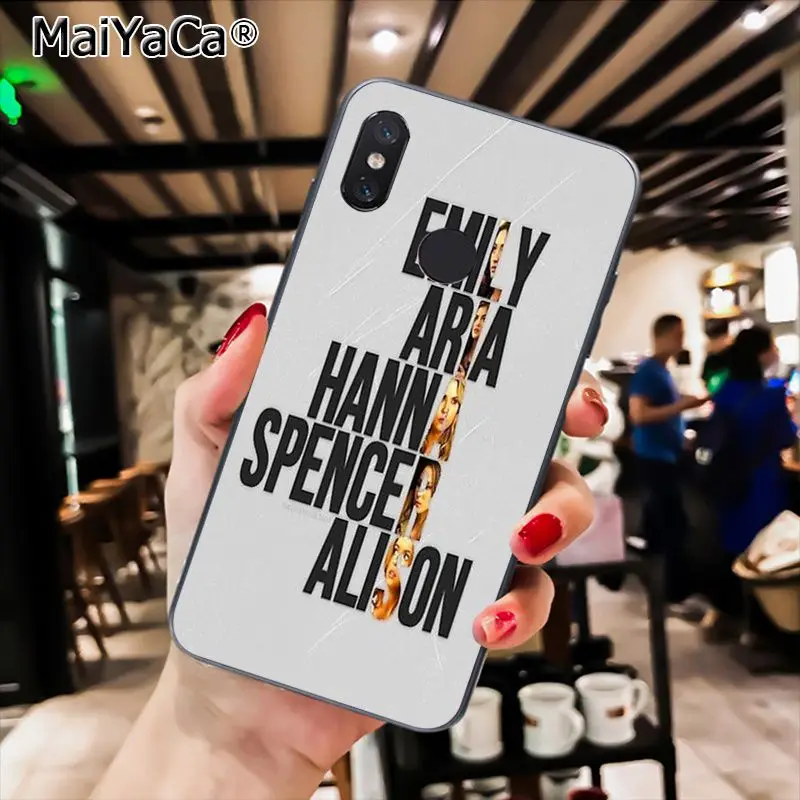 MaiYaCa милые лжецы PLL ТВ Шоу Черный чехол для телефона для Xiaomi Redmi4X 6A S2 Go Redmi 5 5Plus Note4 Note5 7 Note6Pro