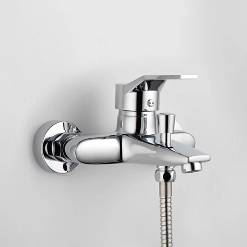 Chrome Shower Mixer Shower Sets Hot and Cold Mixing Valve Chrome Polish