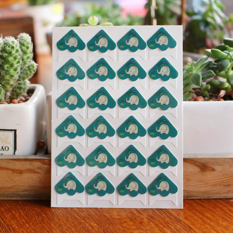 120 pcs/lot 5 sheets DIY Cute little animal Corner Paper Stickers for