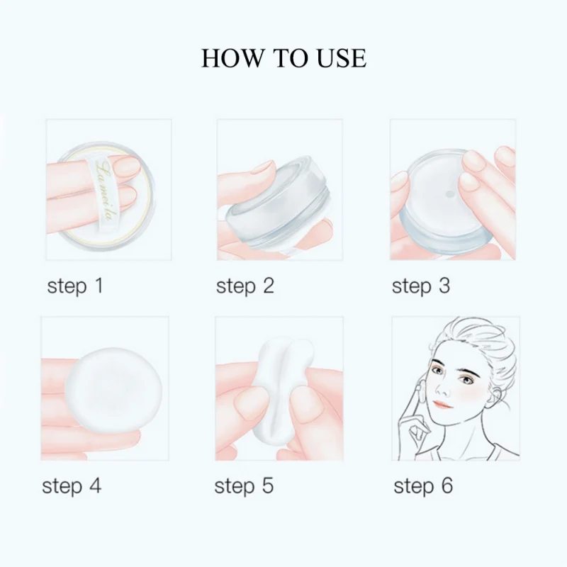 2019 New Brand Makeup Powder 3 Colors Loose Powder Contour Face Makeup Waterproof Loose Powder Setting Skin Finish Powder