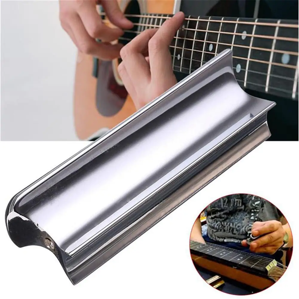 

Orphee Electric Guitar Slide Steel Solid Stainless Tone Bar Hawaiian Metal Slider Bar for Guitar Strings Instruments Accessories