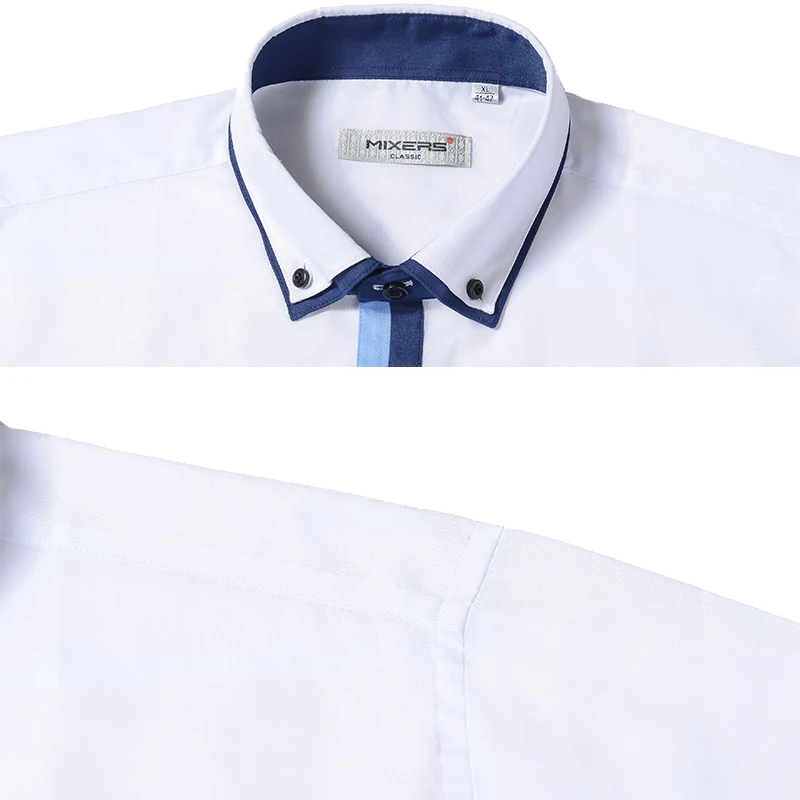 2018 جديد الرجال عارضة قميص سليم صالح القطن الرسمي قميص الرجال طويل كم كبير حجم تصميم تنفس مكتب اللباس قمصان الرجال 5XL