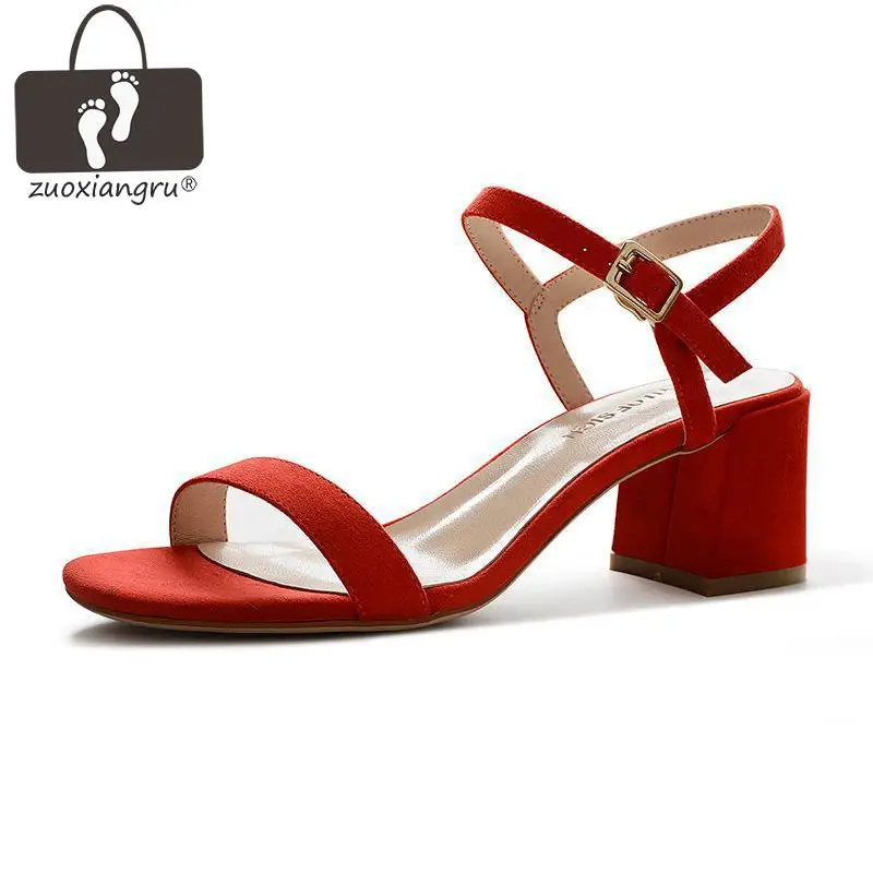 

Summer Women's Sandals Women's Fashion Sexy High Heels Open Toe Solid Color Sandals Office Professional Shoes Sandals