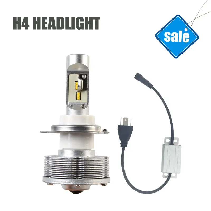 

H4 Automotive LED Headlights Cars Bulb White LED H4 Headlamp Brightest 36W 6000K LED Lamp