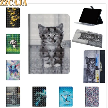 

Tablet Leather Cases For iPad Pro 11 Covers Cute Flower Animal Panda OWL Cat 3D View Stand Shell For iPad Pro 11inch 2018 Fundas