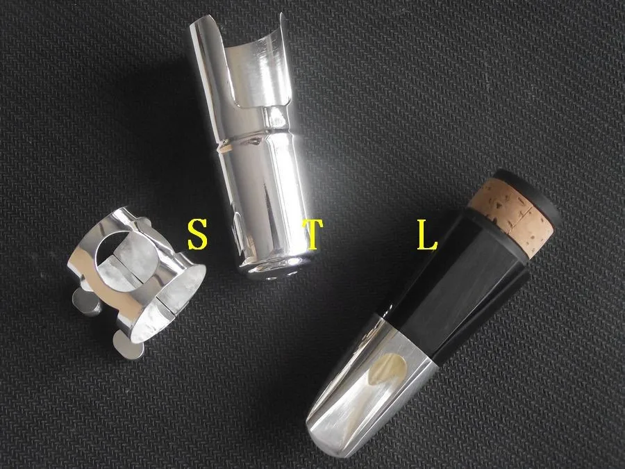 

Silver-plated Metal Bb Clarinet mouthpiece ligature and cap Clarinet parts