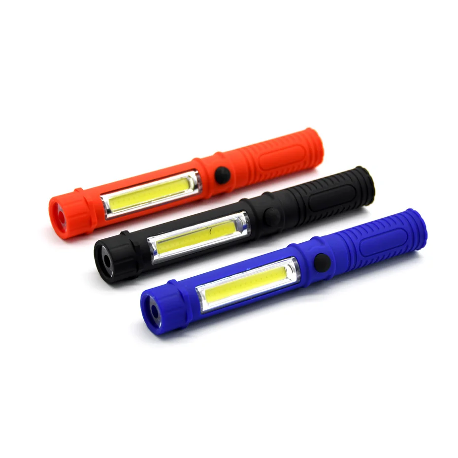 

SOLOLANDOR Camping Light COB Led Portable Plastic light LEDs Flashlight Torch Lamp With Magnetic Clip For Camping Outdoor Lam