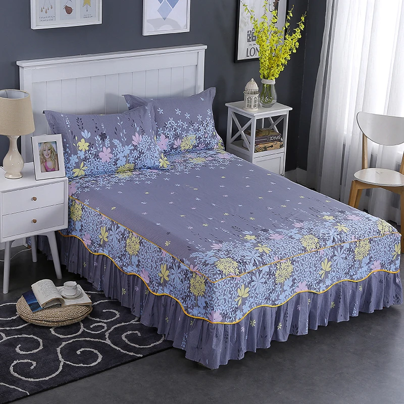 Deep Purple Prints Bedding Home Textiles Bedspread Home Cover Bed Furniture Hotel Home 1Pcs Bed