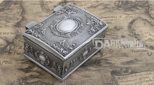 Hotselling Factory Lowest Price Gothic Jewelry Necklace Pendant Earrings Ring Gift Gifts Tin plating silver gift box,2121