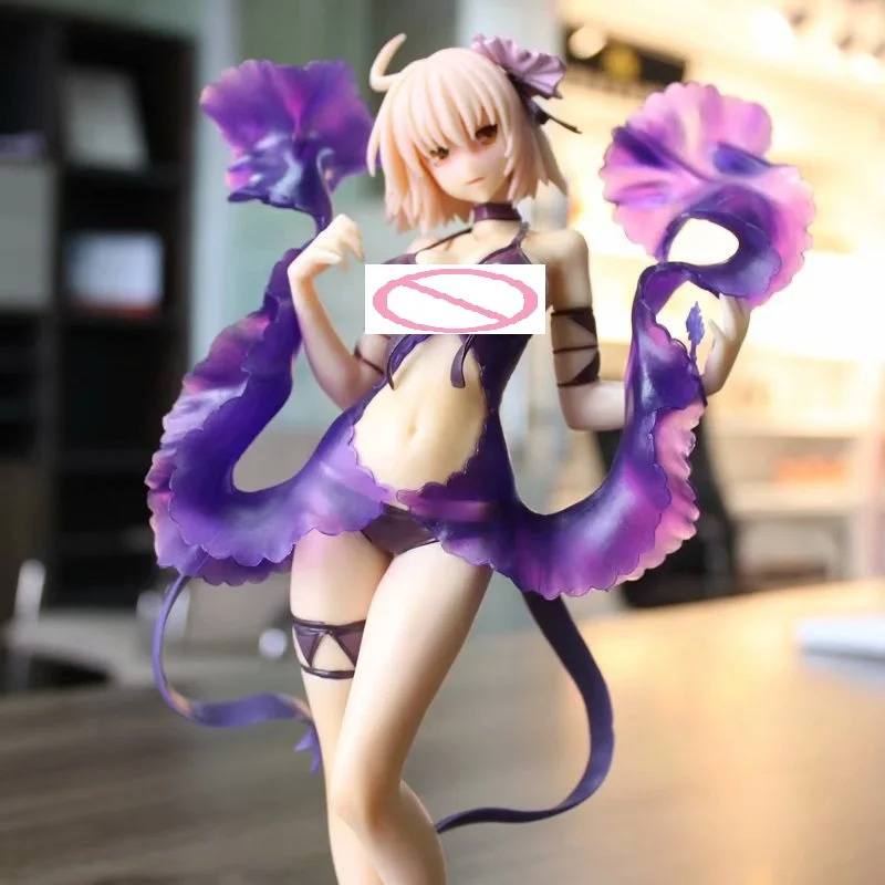 1 шт. японского аниме FGO Fate Stay ночной купальник Jeanne d'Arc Alter сексуальные девушки 1/7 ПВХ фигурка модель игрушки Brinquedos 26 см