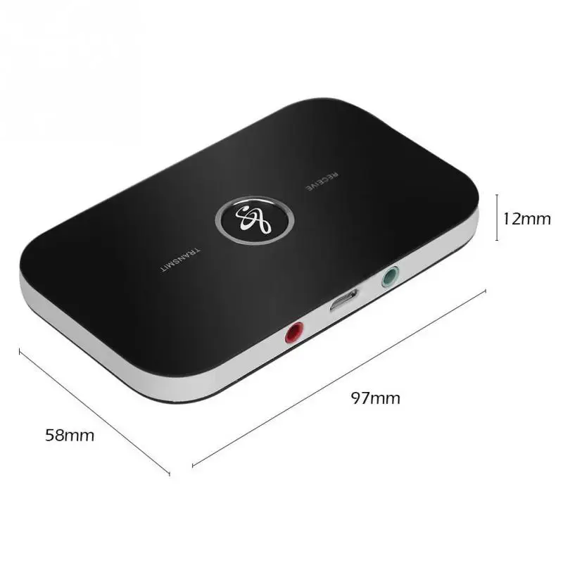 Беспроводной адаптер 2 в 1 Bluetooth передатчик и приемник APTX для аудио ТВ Стерео 4,1 3,5 мм AUX адаптер для смартфонов ПК
