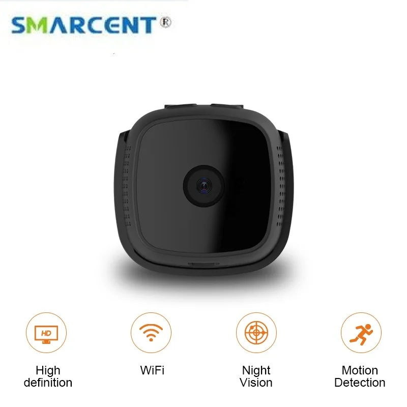 

C9 Mini Camera Wifi IP with Motion Sensor 720P Mini Camera Wifi HD Night Vision for iphone Android Video Security Magnetic Clip