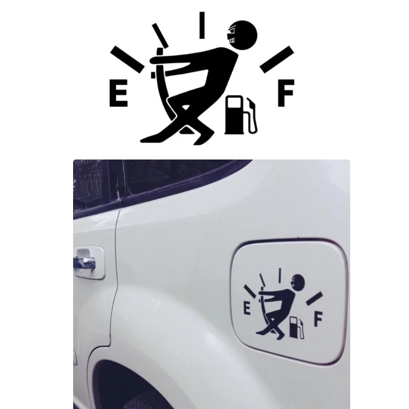 Funny Car Stickers High Gas Consumption Decal Fuel Gage Empty Vinyl JDM Styling | Автомобили и мотоциклы