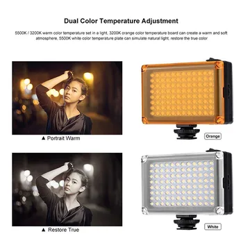 

Mini LED DSLR Camera Fill Light 5400k/3200k Easy Installation Camera Fill Light HSJ-19