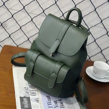 Frauen Rucksack Qualität Pu-leder Mochila Escolar Schultaschen Für frauen tasche Mädchen Top-griff Rucksäcke Herold Mode