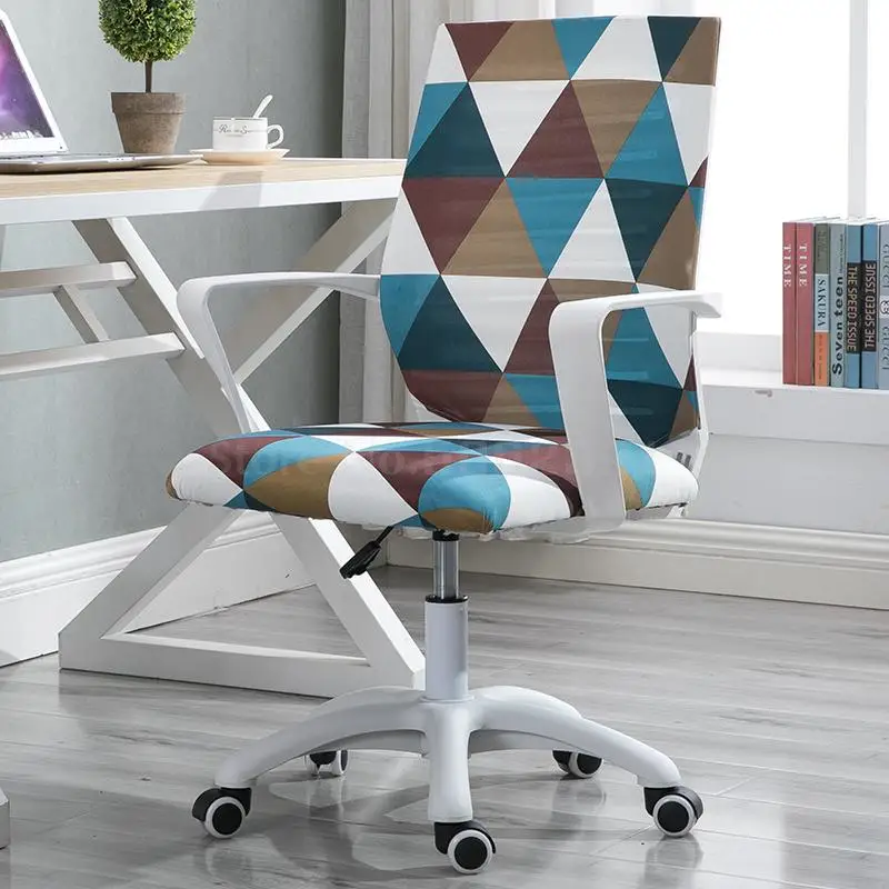 Компьютерное кресло, домашнее, ленивое, офисное кресло, подъемное и вращающееся кресло, современное простое сиденье, эргономичное кресло с спинкой