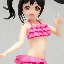 Японские Аниме фигурки Нико Ядзава голый ПВХ фигурка волна Lovelive сексуальная фигура 16 см игрушки подарок для детей