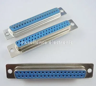 50 Pcs D-Sub 37 pin Female Solder Connector New 