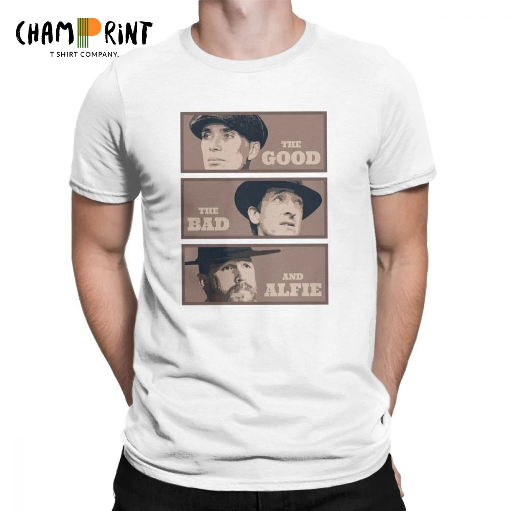 

Men Peaky Blinders T-Shirts Thomas Tommy Shelby Alfie Solomons Vintage O Neck Short Sleeve Clothes Pure Cotton Tees Gift T Shirt