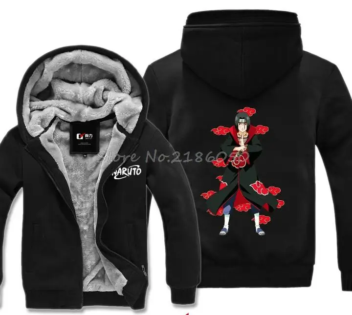 Uchiha Anime 3 D'hiver Chaud 2 Homme Capuche Hoodies 4 Châle Manteau Garder Naruto Vestes 1 Hommes Mignon Au Sweat Casual Tissu À dBxRqTw