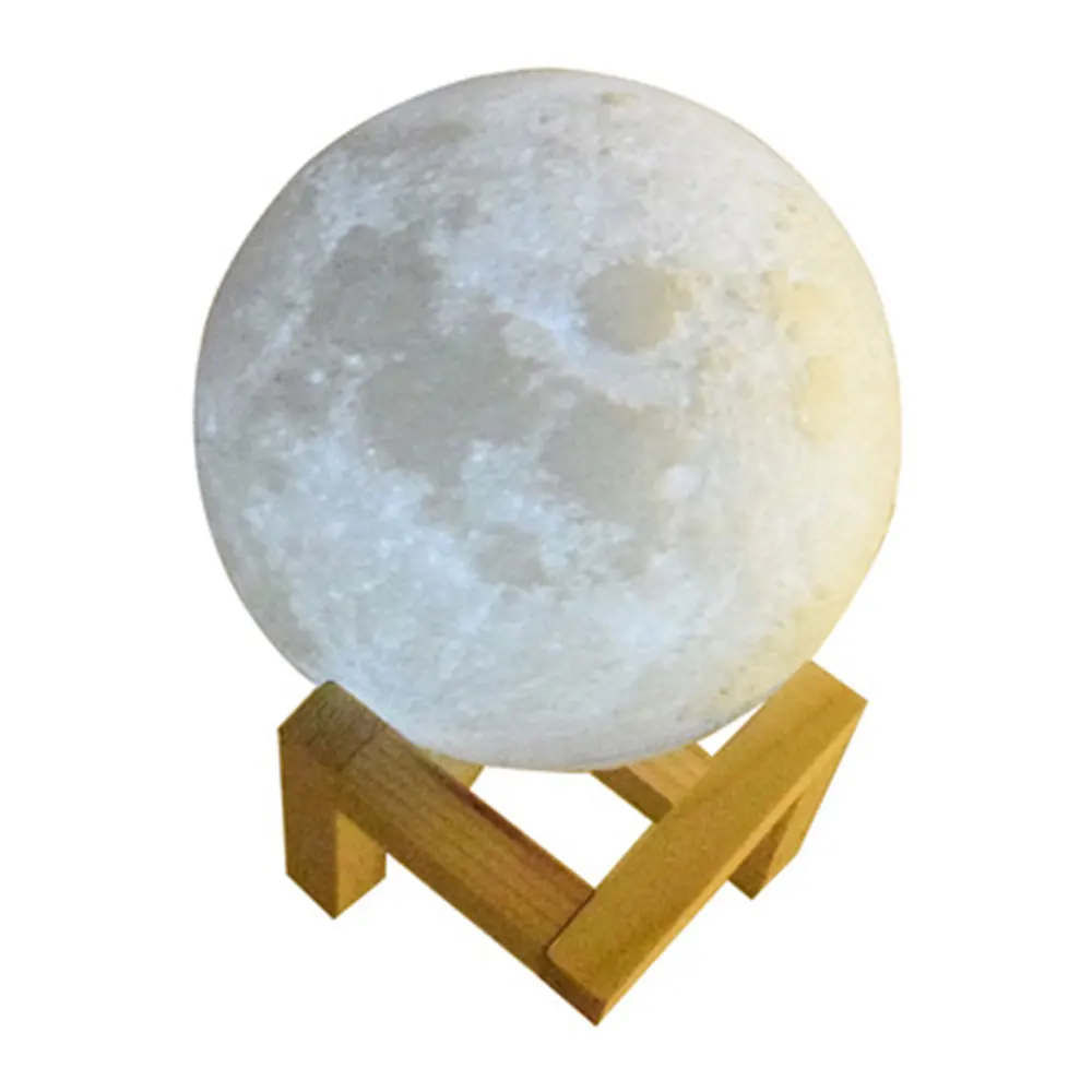 

Night Light 3d Print Moon Light Creative Table Lamp Home Bedroom Party Party Arrangement Led Charge Moon Light Gift