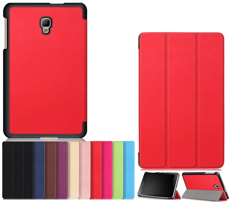 100pcs/lot brand gligle smart magnet protective case for Samsung Galaxy Tab A 8.0 T380 T385 2017 case cover shell