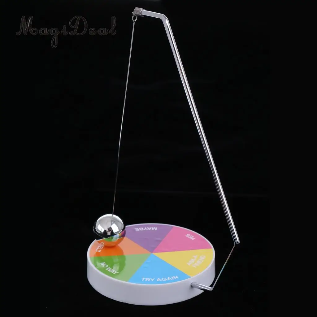 MagiDeal Magic Novelty Decision Maker Magnetic Pendulum Fun Executive Office Home Desk Car Decor Ornaments Kids Toy Gift