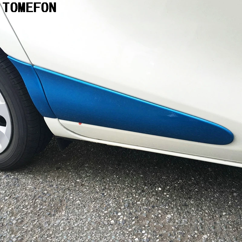 Автомобильный Стайлинг чехол для Toyota Sienta второго поколения XP170 ABS хромированная отделка кузова, молдинг на боковые двери наклейки полосы литья