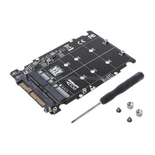 2 в 1 M.2 NVMe SATA-Bus NGFF SSD к PCI-e U.2 SFF-8639 адаптер PCIe M2 конвертер настольный компьютер A11 19 Прямая поставка