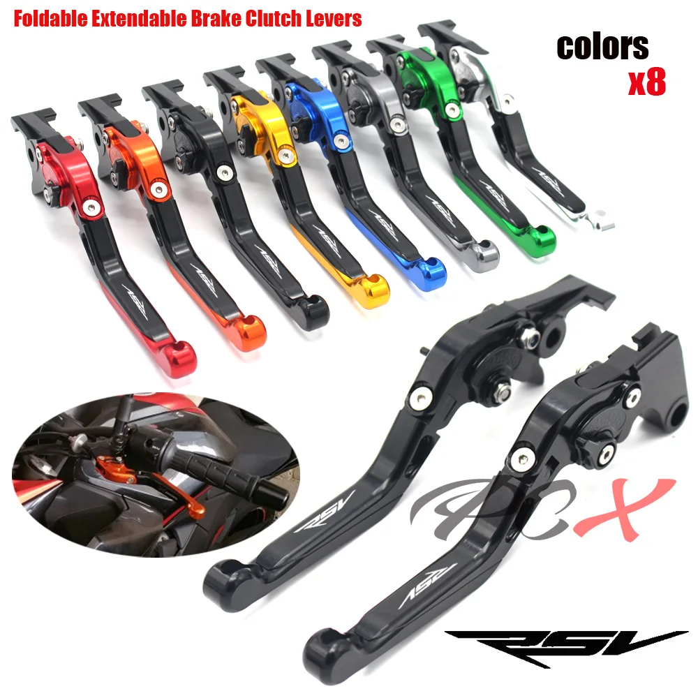 

For Aprilia RSV MILLE / R 1999-2003 2000 2001 2002 Motorbike Foldable Lever CNC Aluminum Folding Extending Brake Clutch Levers