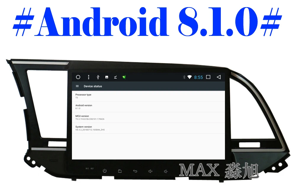 Cheap MAX 2G 32G Android 8.1.0 For Hyundai Elantra 2016 2017 Car GPS Navigation System Car Radio RDS WiFi free Map Bluetooth Call SWC 3