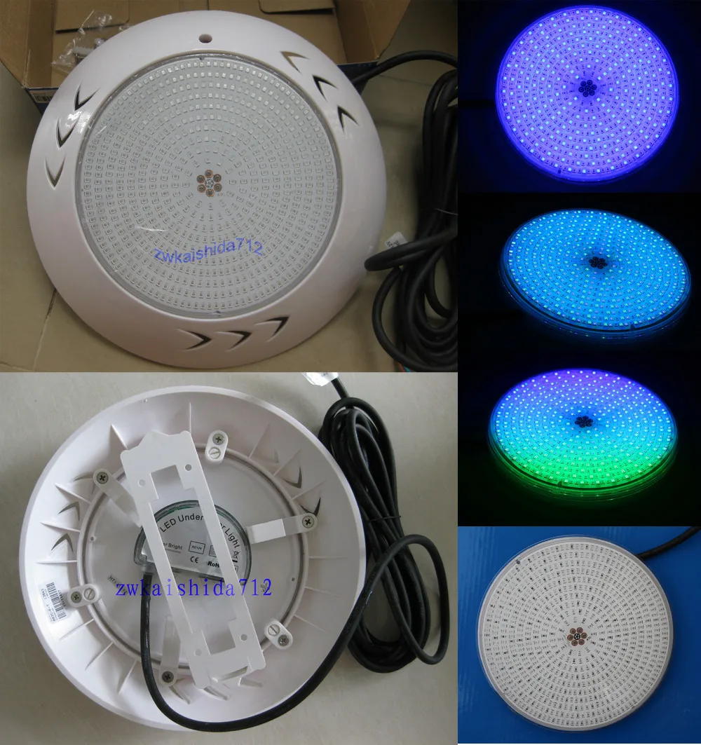 Ht Underwater Led Swimming Pool Light Smd40w 12v Rgb Resin Plastic