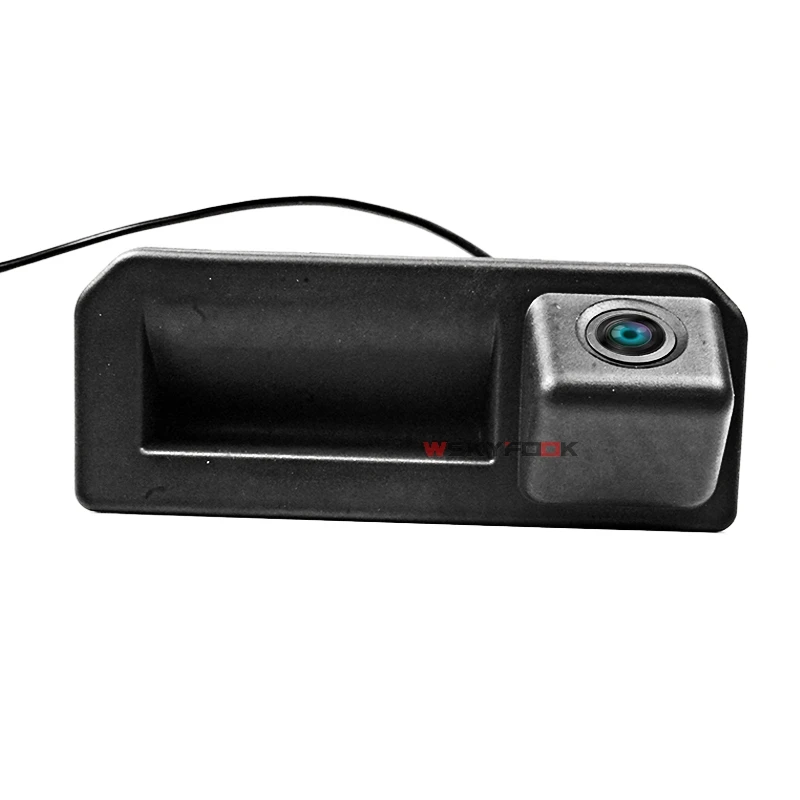 CCD Car rear camera for 2018 Audi Q2 Q5L A5 Skoda karoq KODIAQ Cayenne Bora trunk handle camera reverse parking HD night visioin