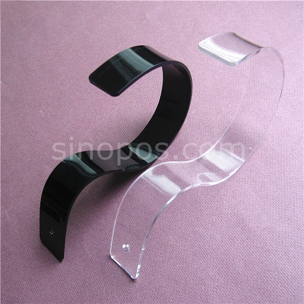 Belt Display Stand Acrylic Clear Black, men women belts exhibition rack