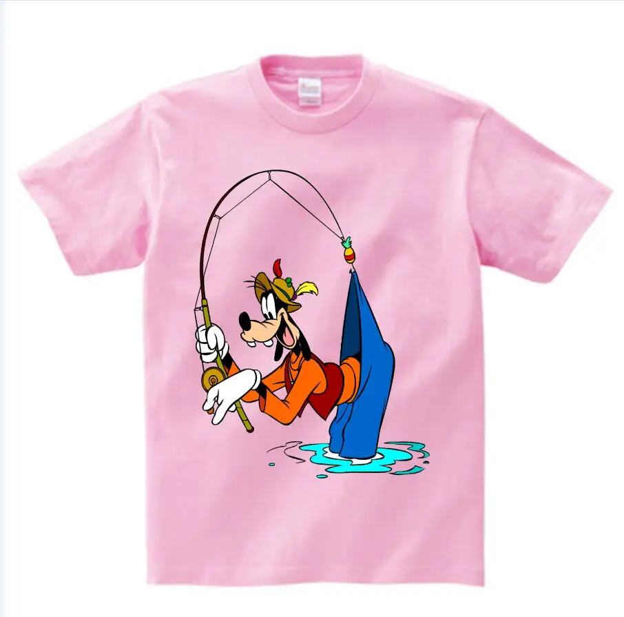 pink childreT-shirt Детская футболка, Футболка с принтом Микки Мауса, футболка с короткими рукавами и круглым вырезом для мальчиков и девочек, милые футболки с мультипликационным принтом «Микки Маус» для 2-15 лет, NN - Цвет: pink childreT-shirt