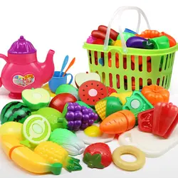 1 компл. детские игрушки для детей фрукты и овощи Горячие кухонные игрушки